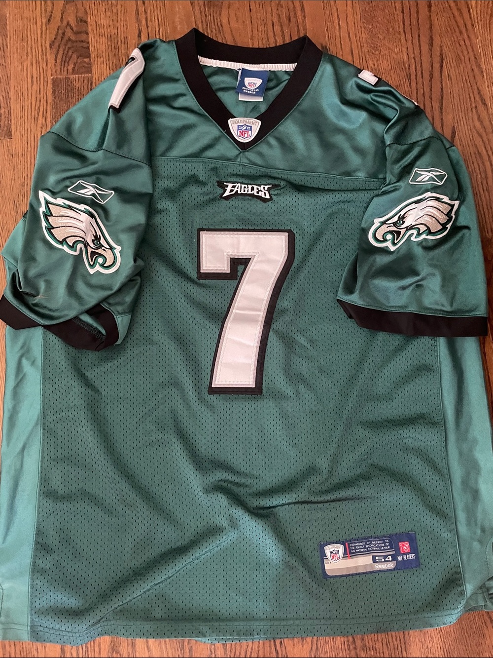 Vintage Reebok NFL On-Field Eagles Michael Vick #7 Authentic Jersey Size 54 XXL